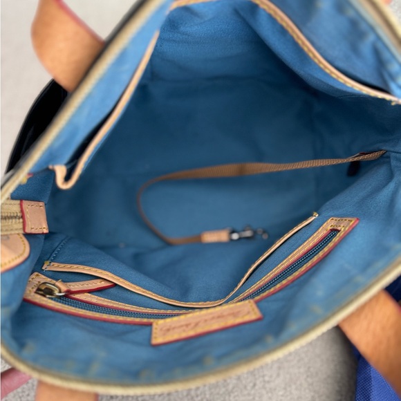 Dooney & Bourke Black and Tan Satchel Bag